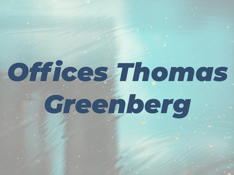 Law Offices of Thomas Greenberg