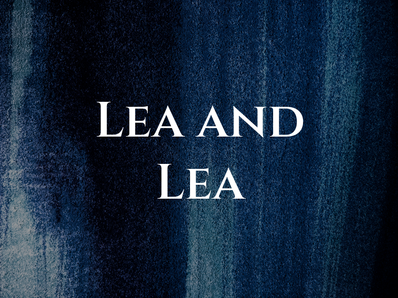 Lea and Lea