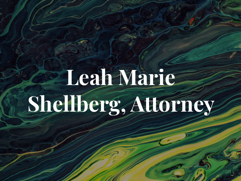 Leah Marie Shellberg, Attorney at Law