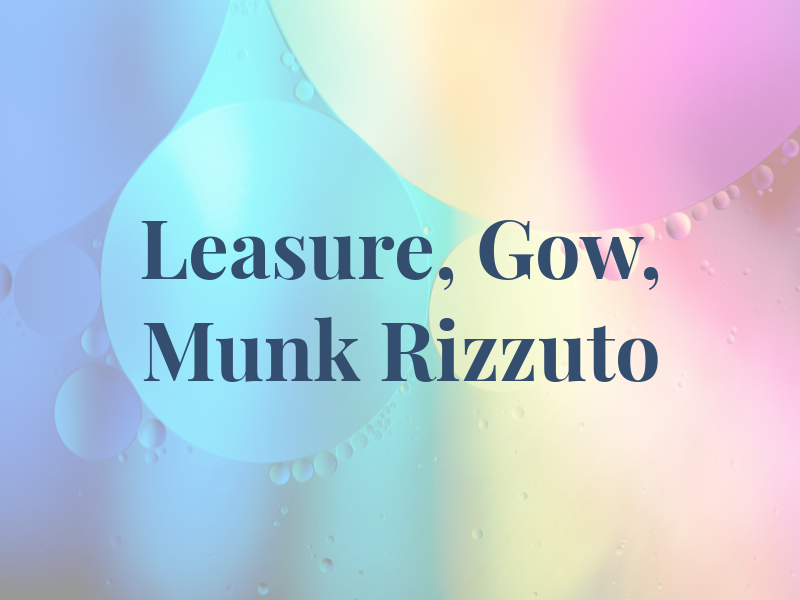 Leasure, Gow, Munk & Rizzuto