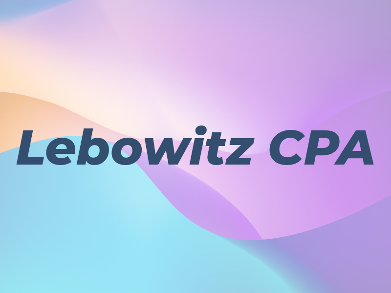 Lebowitz CPA