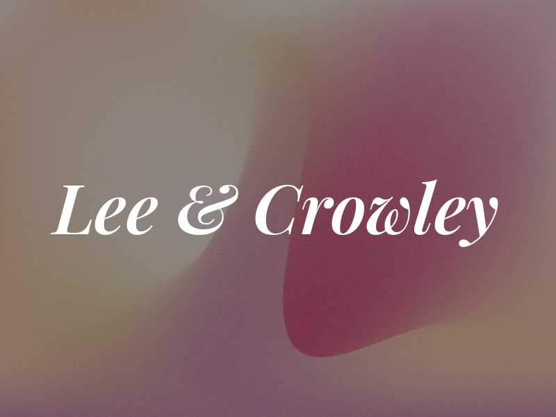 Lee & Crowley