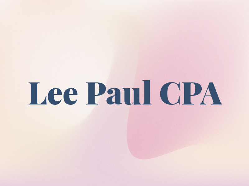 Lee Paul CPA