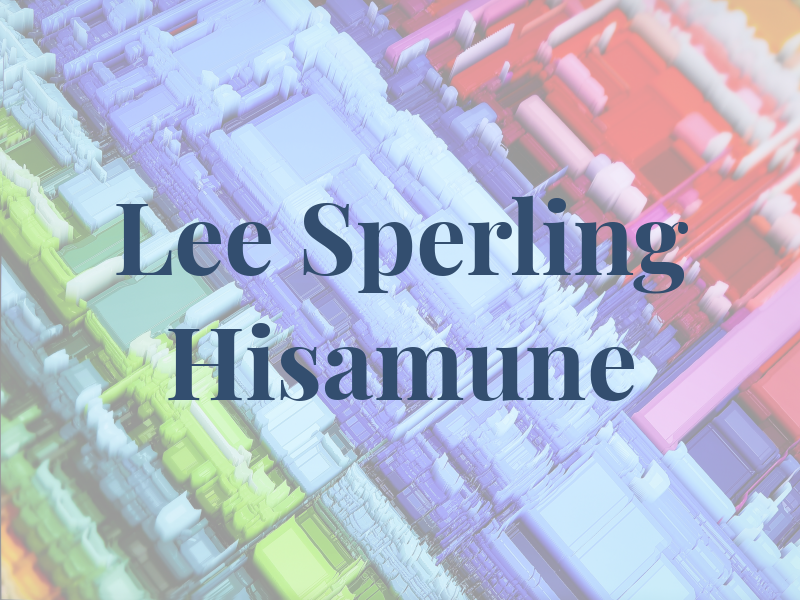 Lee Sperling Hisamune