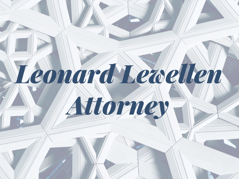 Leonard C. Lewellen Attorney at Law