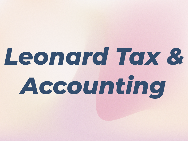 Leonard Tax & Accounting