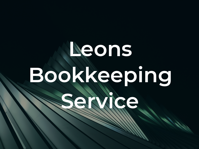 Leons Bookkeeping & Tax Service
