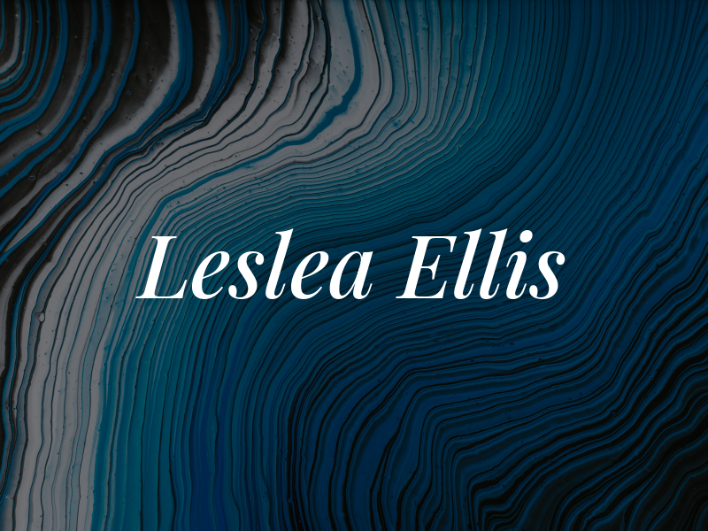 Leslea Ellis