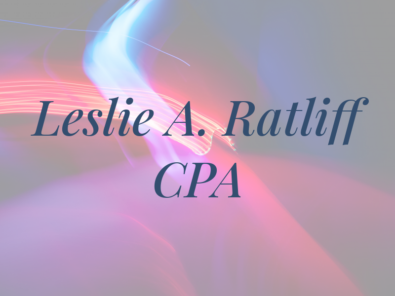 Leslie A. Ratliff CPA