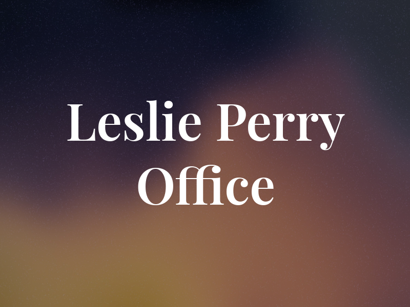 Leslie O Perry Law Office