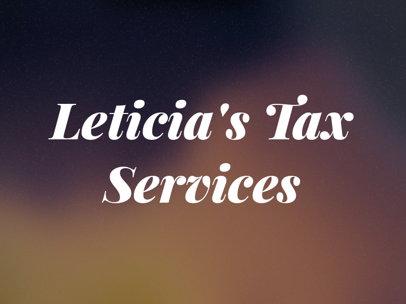 Leticia's Tax Services