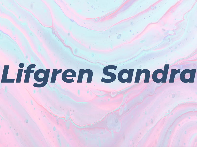 Lifgren Sandra