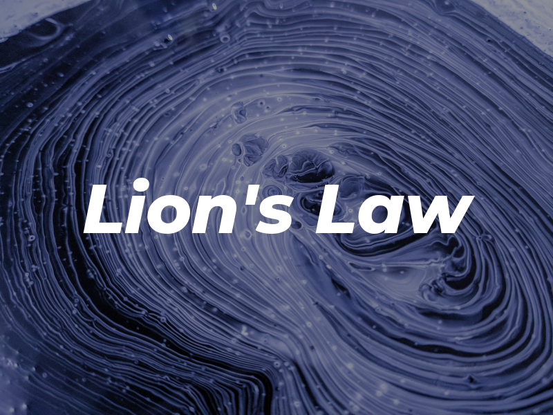 Lion's Law