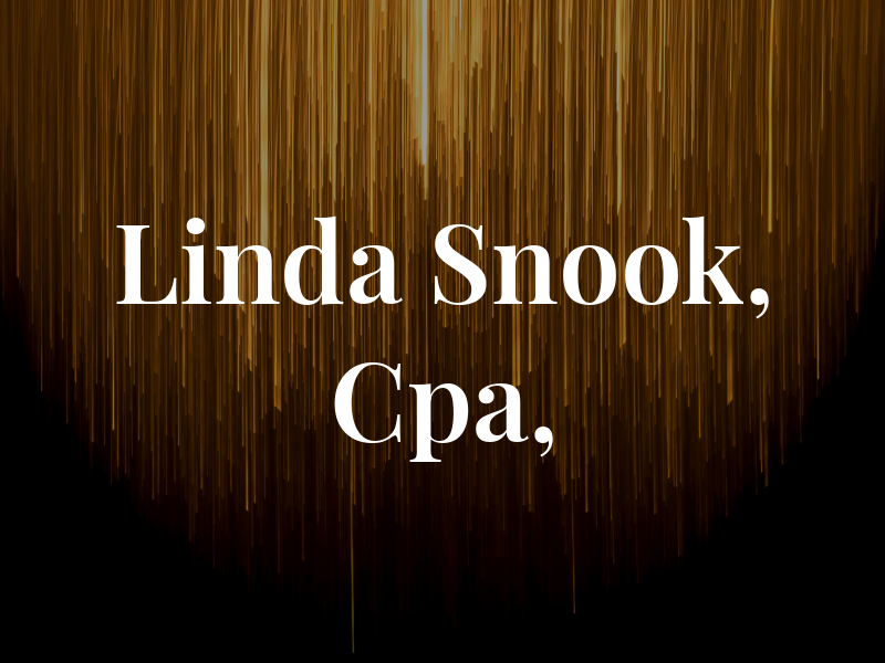 Linda Snook, Cpa, CFP