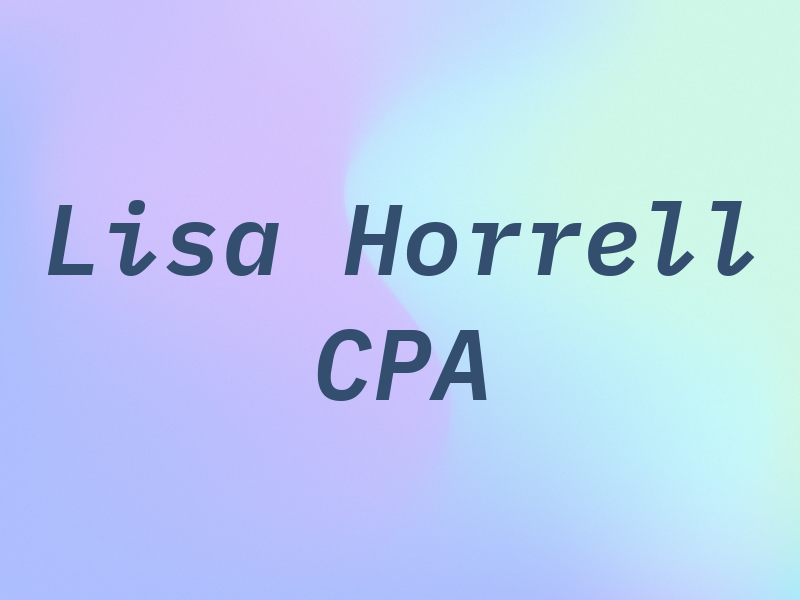 Lisa Horrell CPA