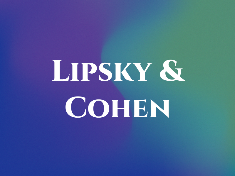 Lipsky & Cohen