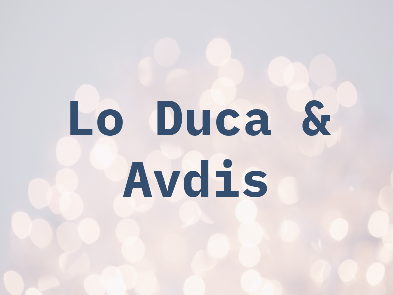Lo Duca & Avdis