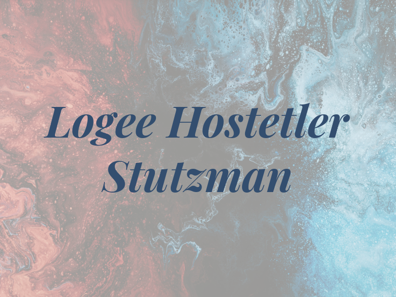 Logee Hostetler Stutzman
