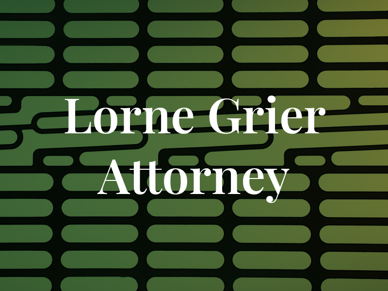 Lorne M Grier Attorney at Law