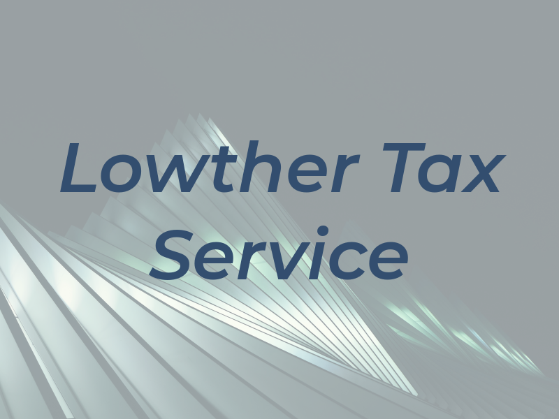 Lowther Tax Service