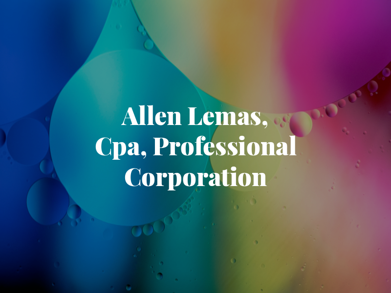 P Allen Lemas, Cpa, A Professional Corporation