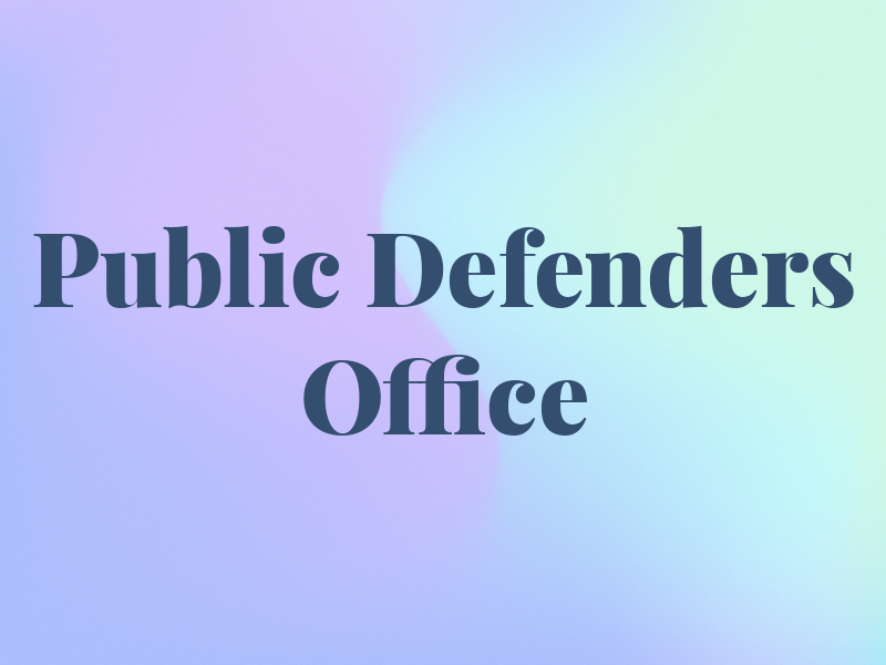 Public Defenders Office