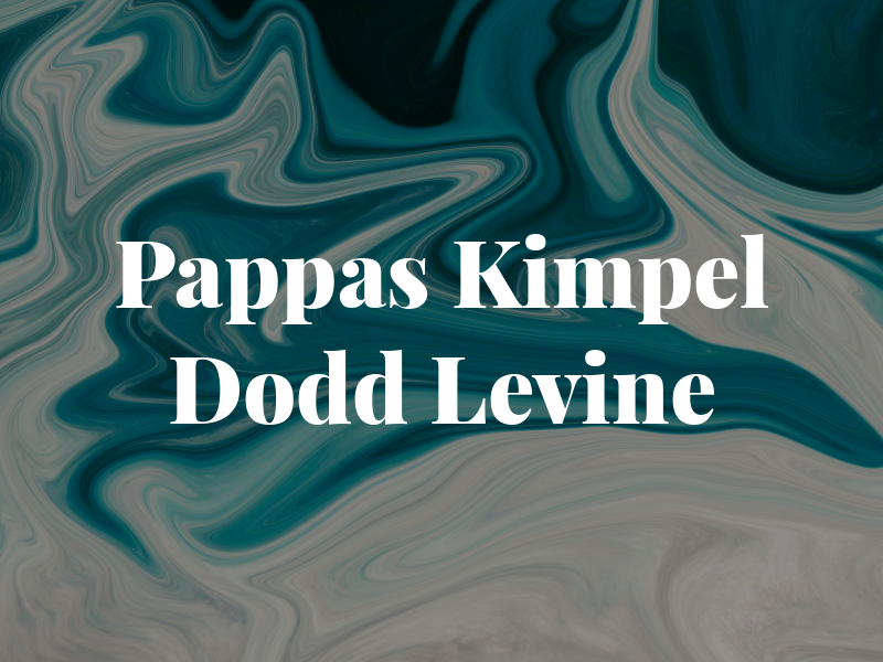 Pappas Cox Kimpel Dodd & Levine