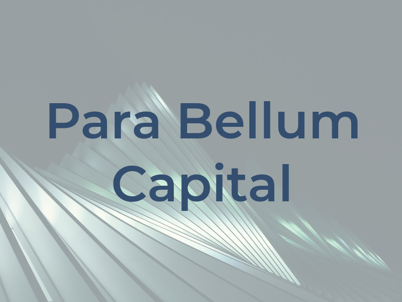 Para Bellum Capital