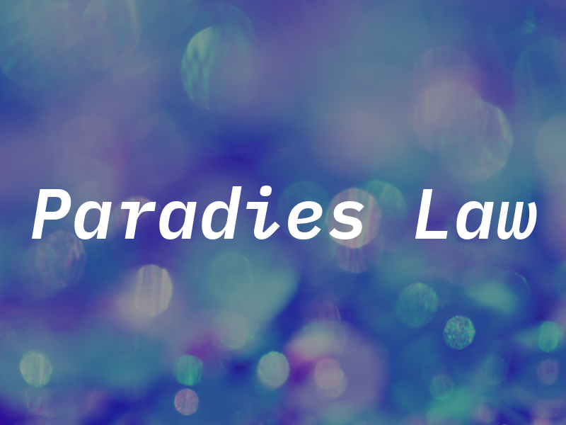Paradies Law
