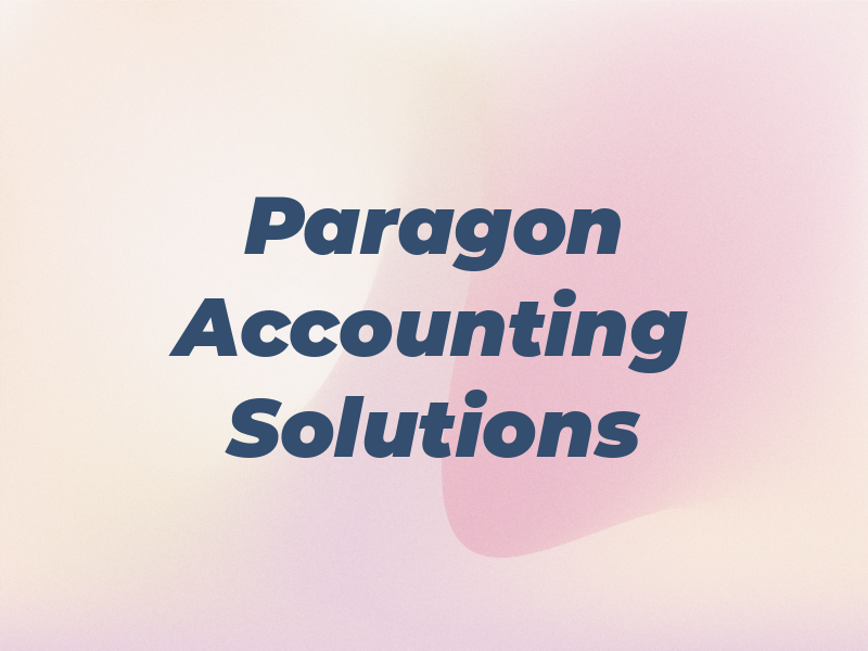 Paragon Accounting Solutions