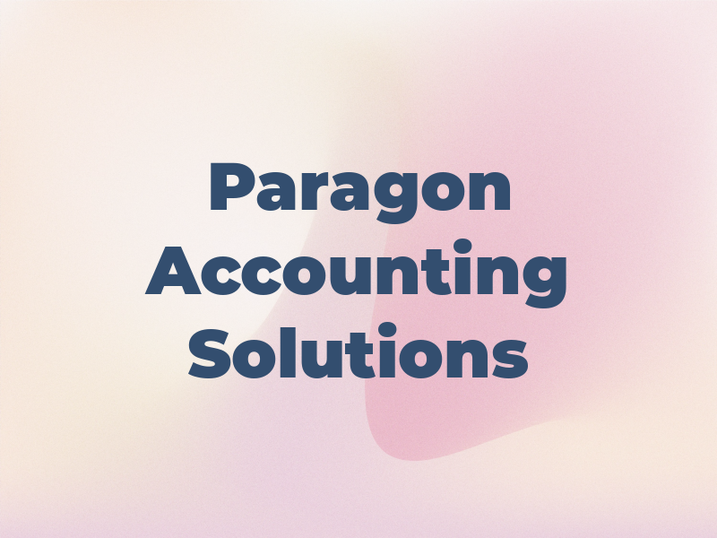 Paragon Accounting Solutions