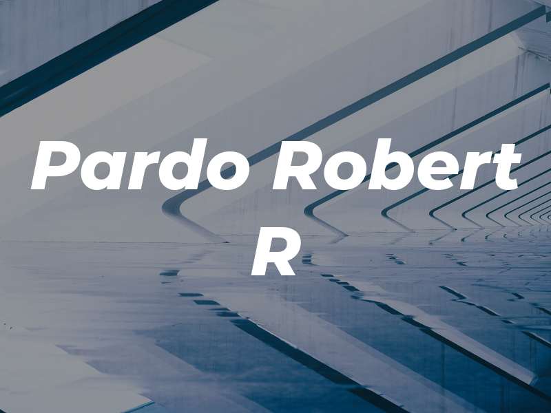 Pardo Robert R