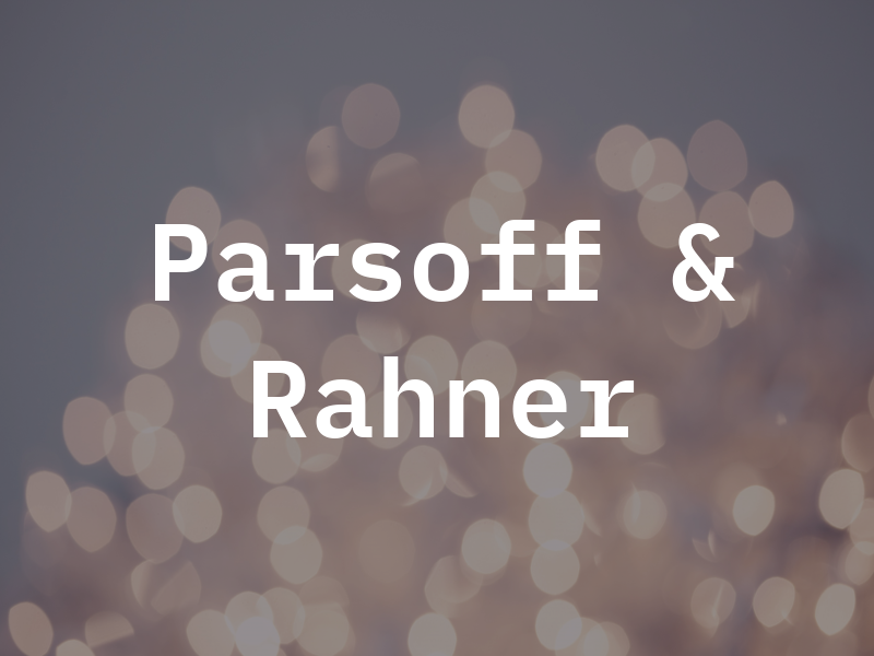 Parsoff & Rahner