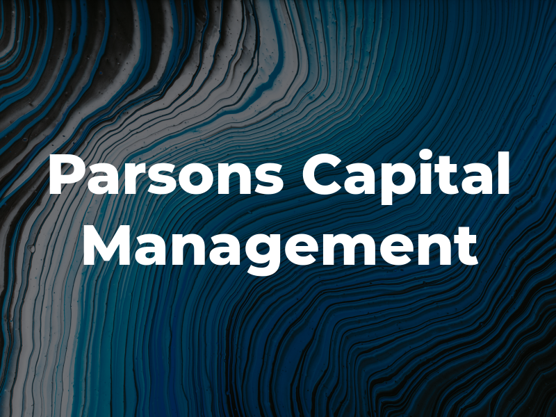 Parsons Capital Management