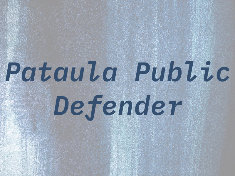 Pataula Public Defender