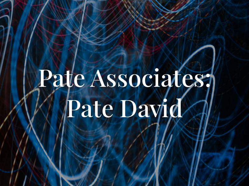 Pate & Associates: Pate David P CPA