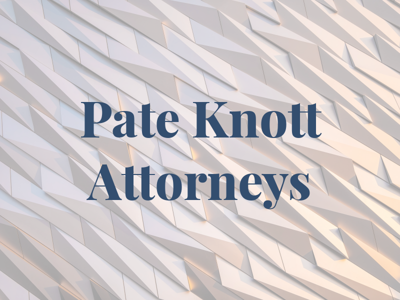 Pate & Knott Attorneys At Law