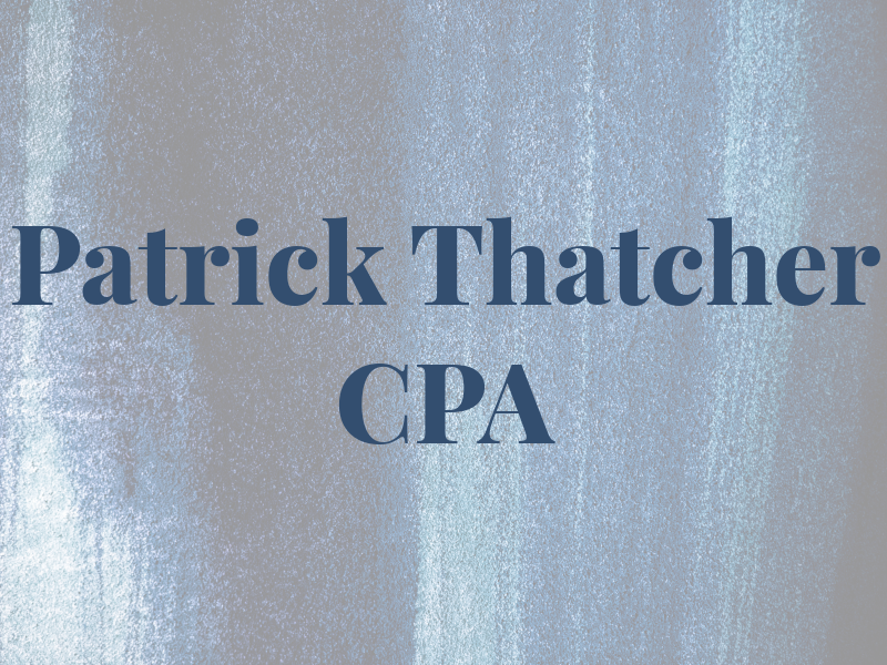 Patrick Thatcher CPA