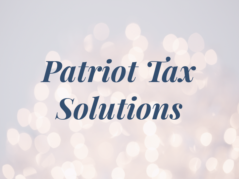 Patriot Tax Solutions