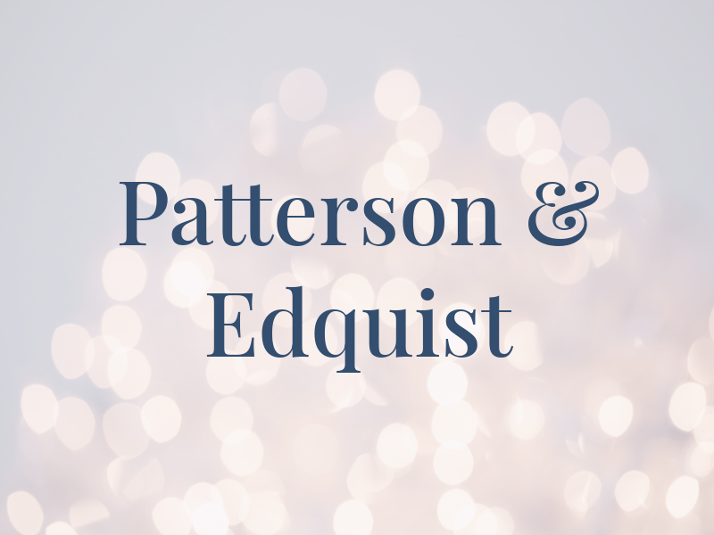 Patterson & Edquist