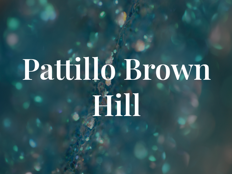 Pattillo Brown & Hill Llp