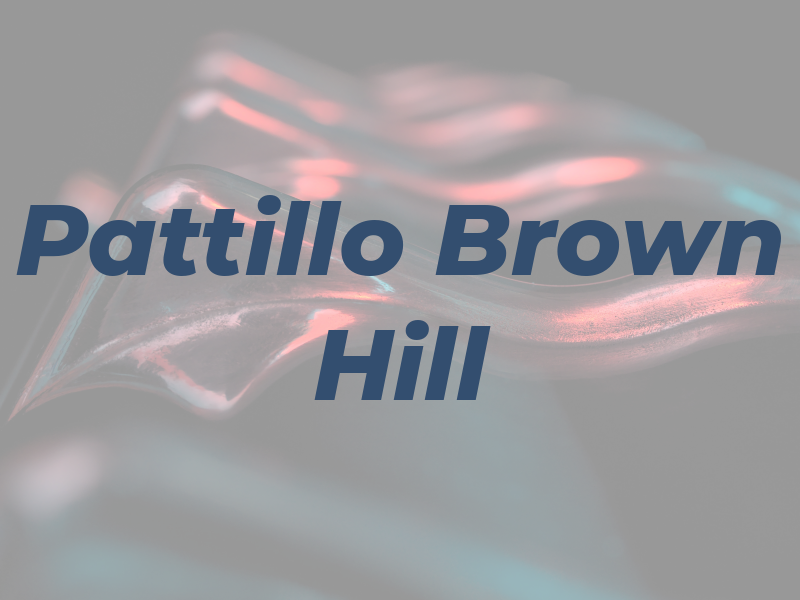 Pattillo Brown & Hill