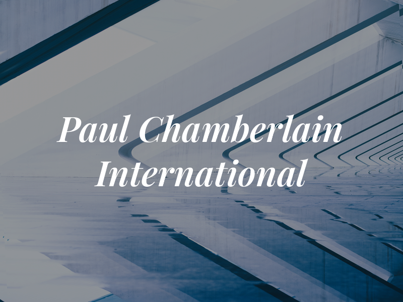 Paul Chamberlain International