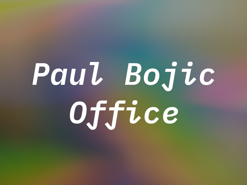 Paul Bojic Law Office