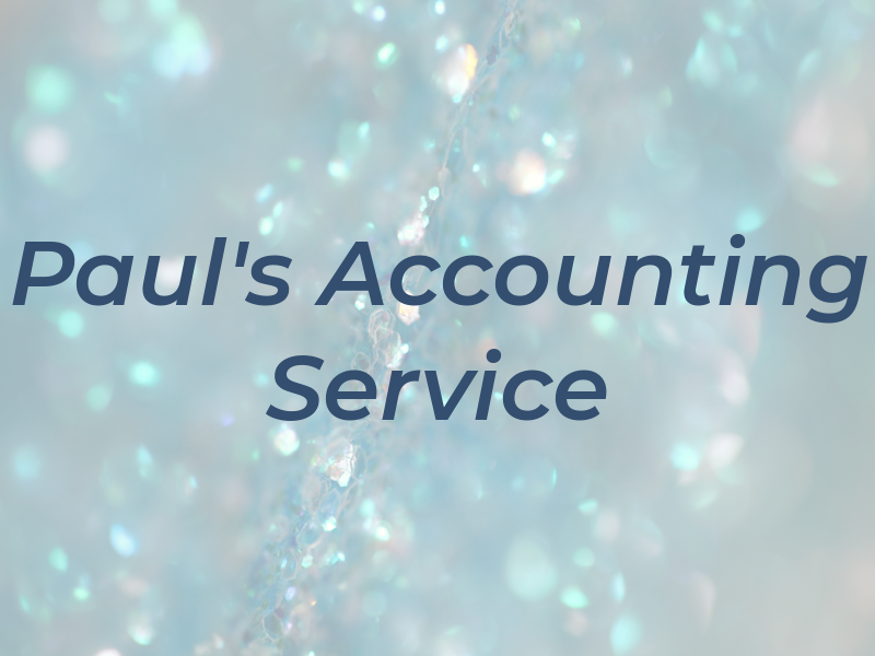 Paul's Accounting & Tax Service