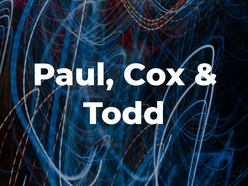 Paul, Cox & Todd