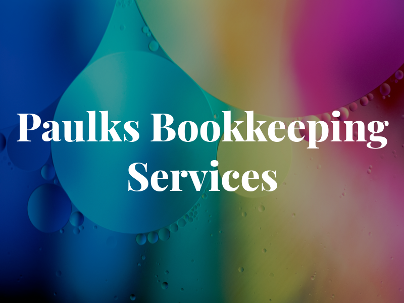 Paulks Bookkeeping & Tax Services
