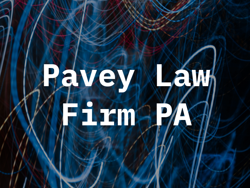 Pavey Law Firm PA