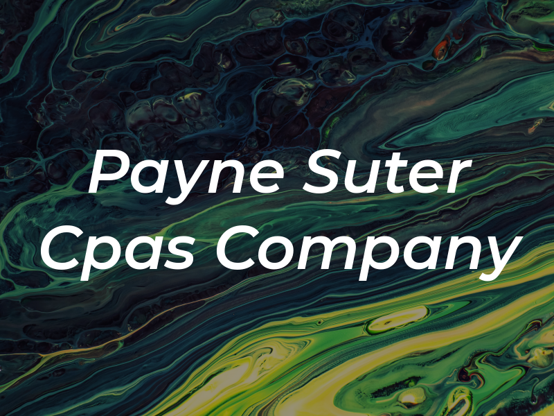 Payne Suter Cpas & Company