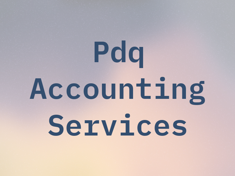 Pdq Accounting Services